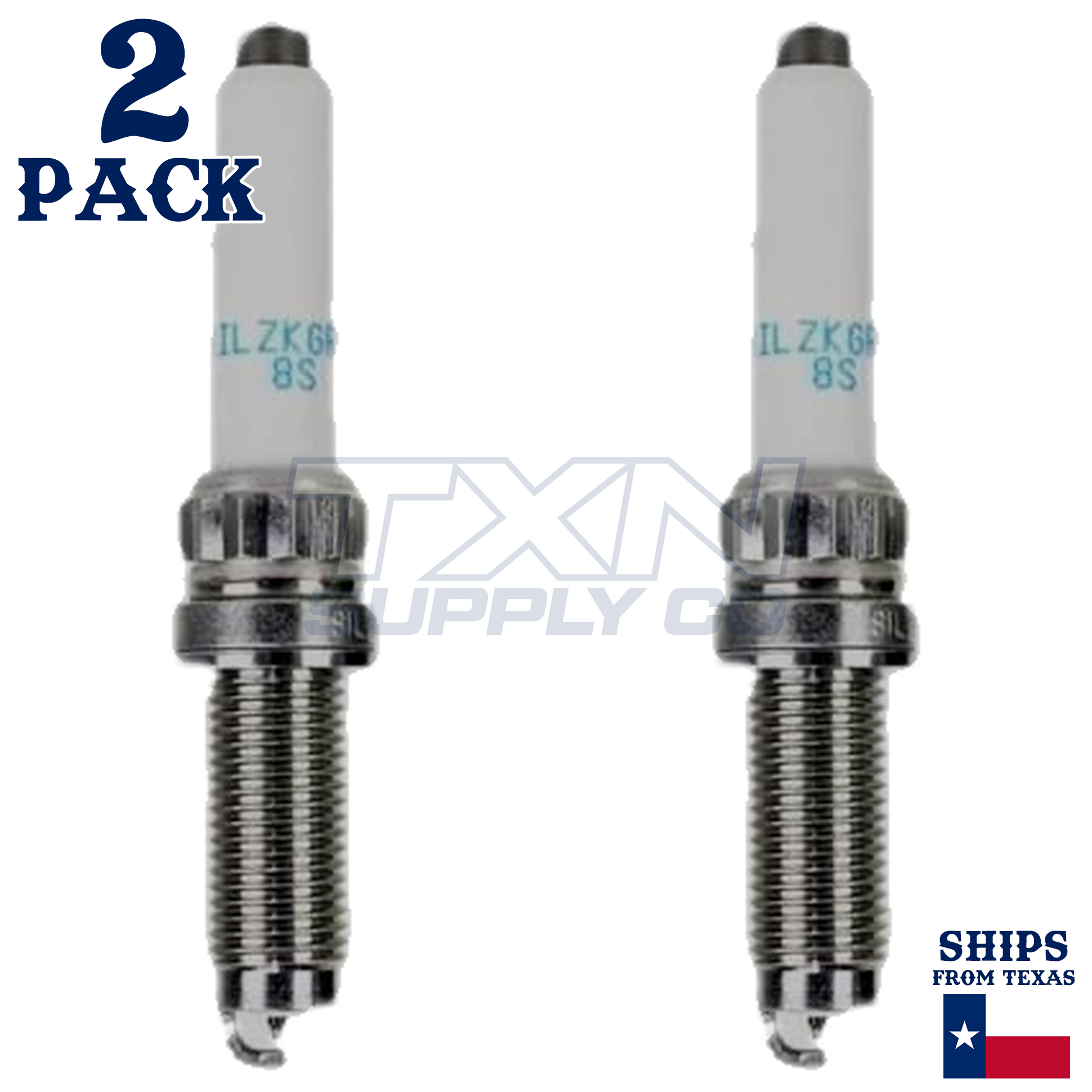NGK 96206 SILZKGR8E8S Spark Plugs 2 Pack