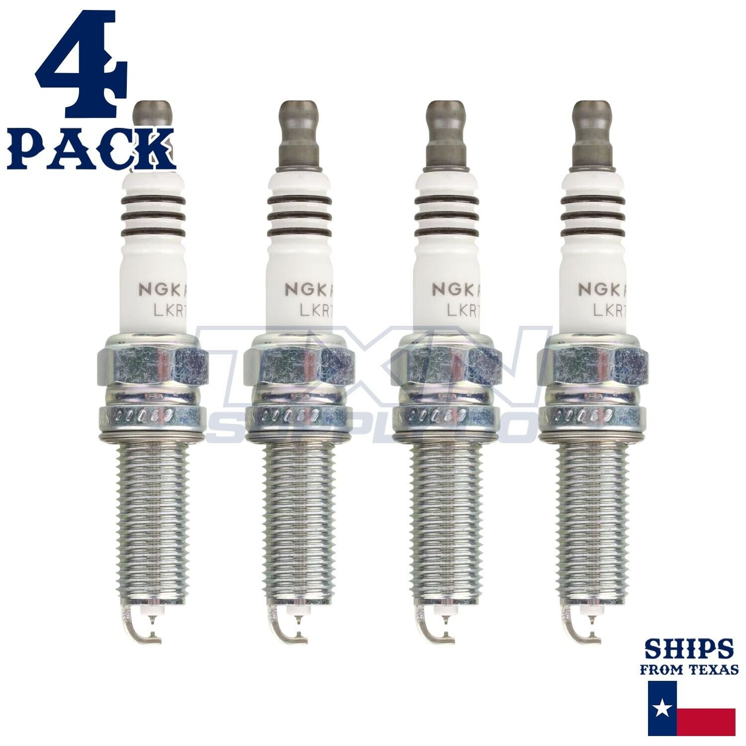4 Pack NGK Ruthenium HX 96358 Spark Plugs LKR7AHX-S - Image 2