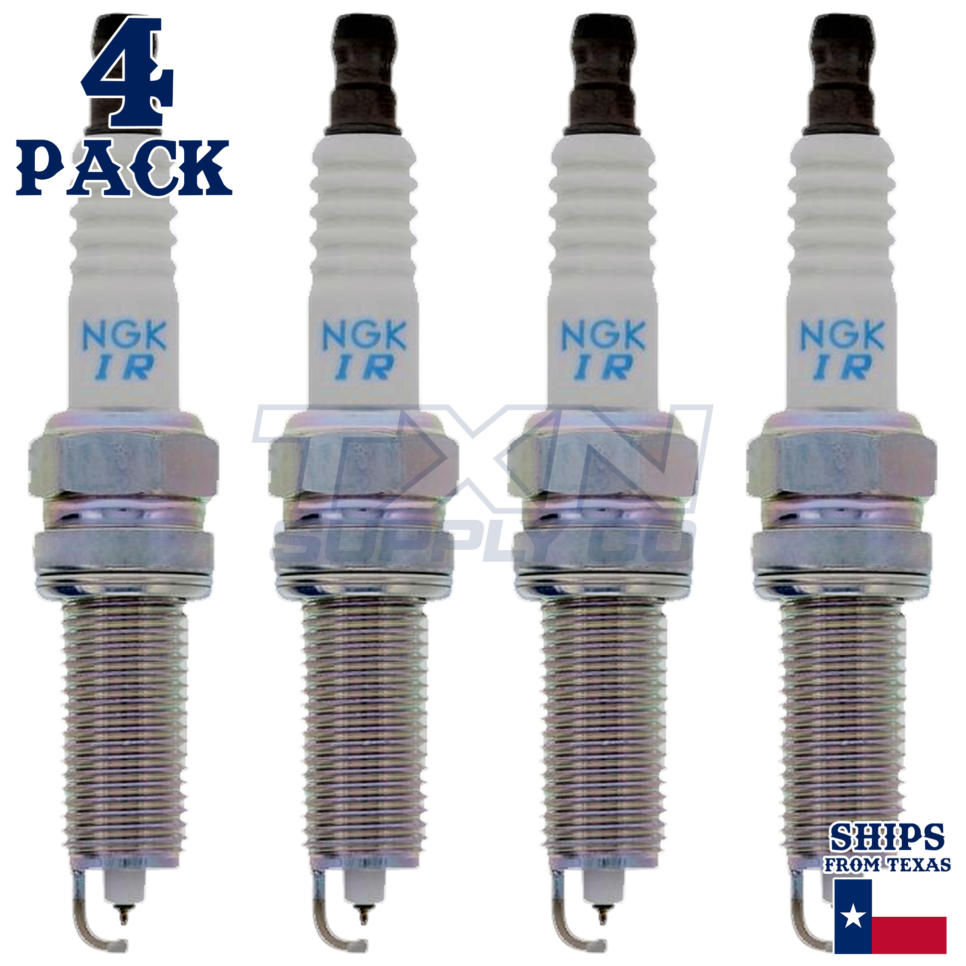 NGK 9723 Spark Plugs 4 Pack - Image 1