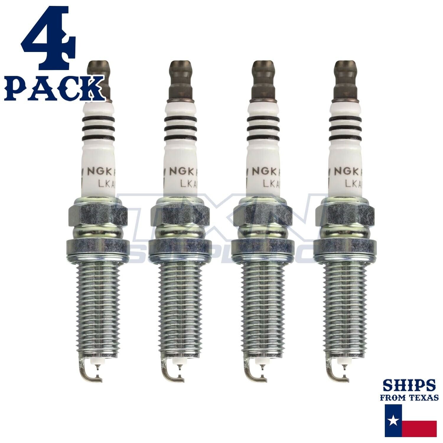 4 Pack NGK Ruthenium HX Spark Plugs 2007-2012 for Nissan Versa L4 1.8L - Image 2