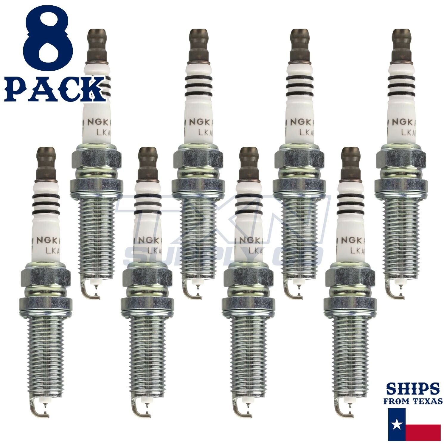 8 Pack NGK Ruthenium HX 97292 Spark Plugs LKAR6AHX - Image 2