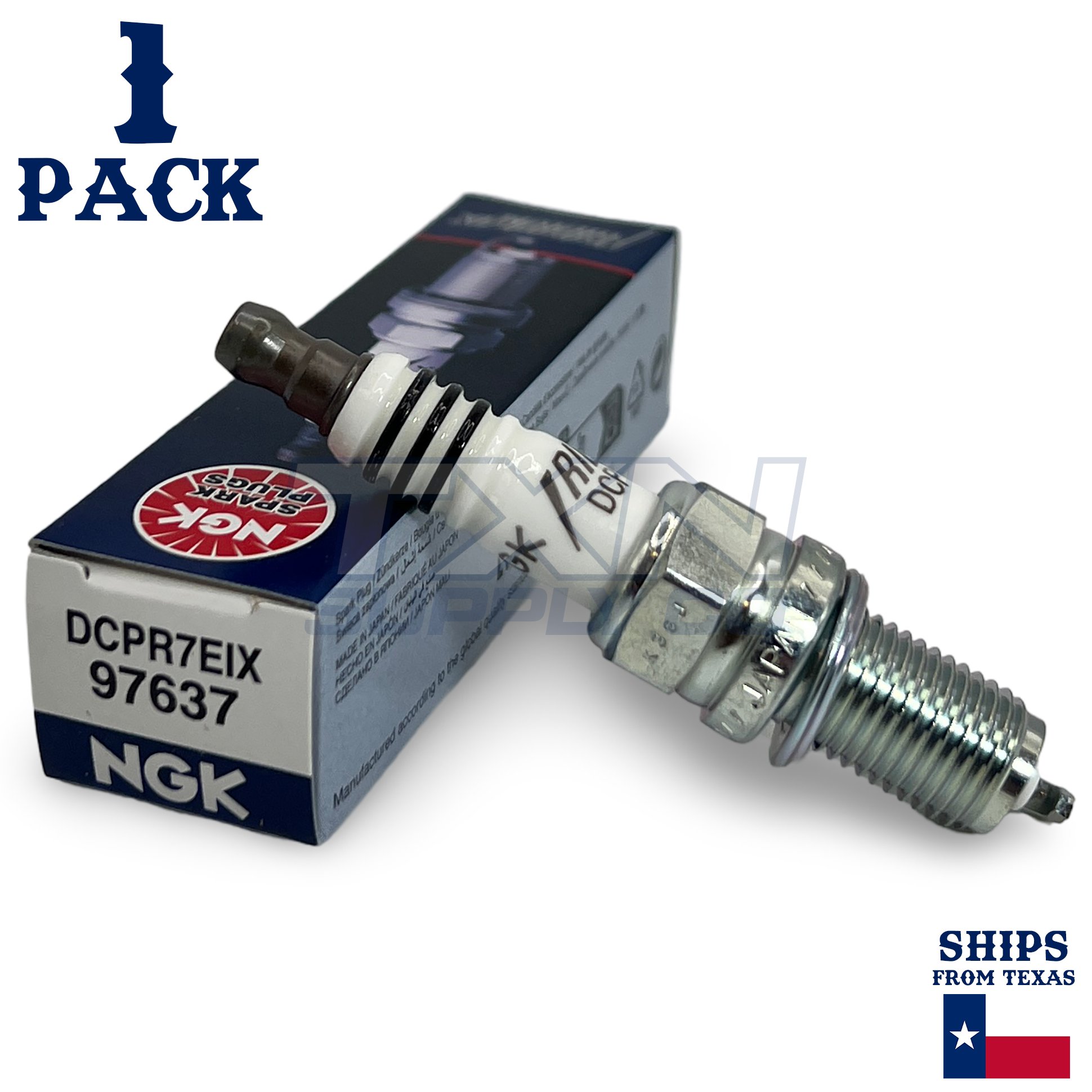 1 Pack NGK Iridium IX 97637 Spark Plugs DCPR7EIX SOLID - Image 1