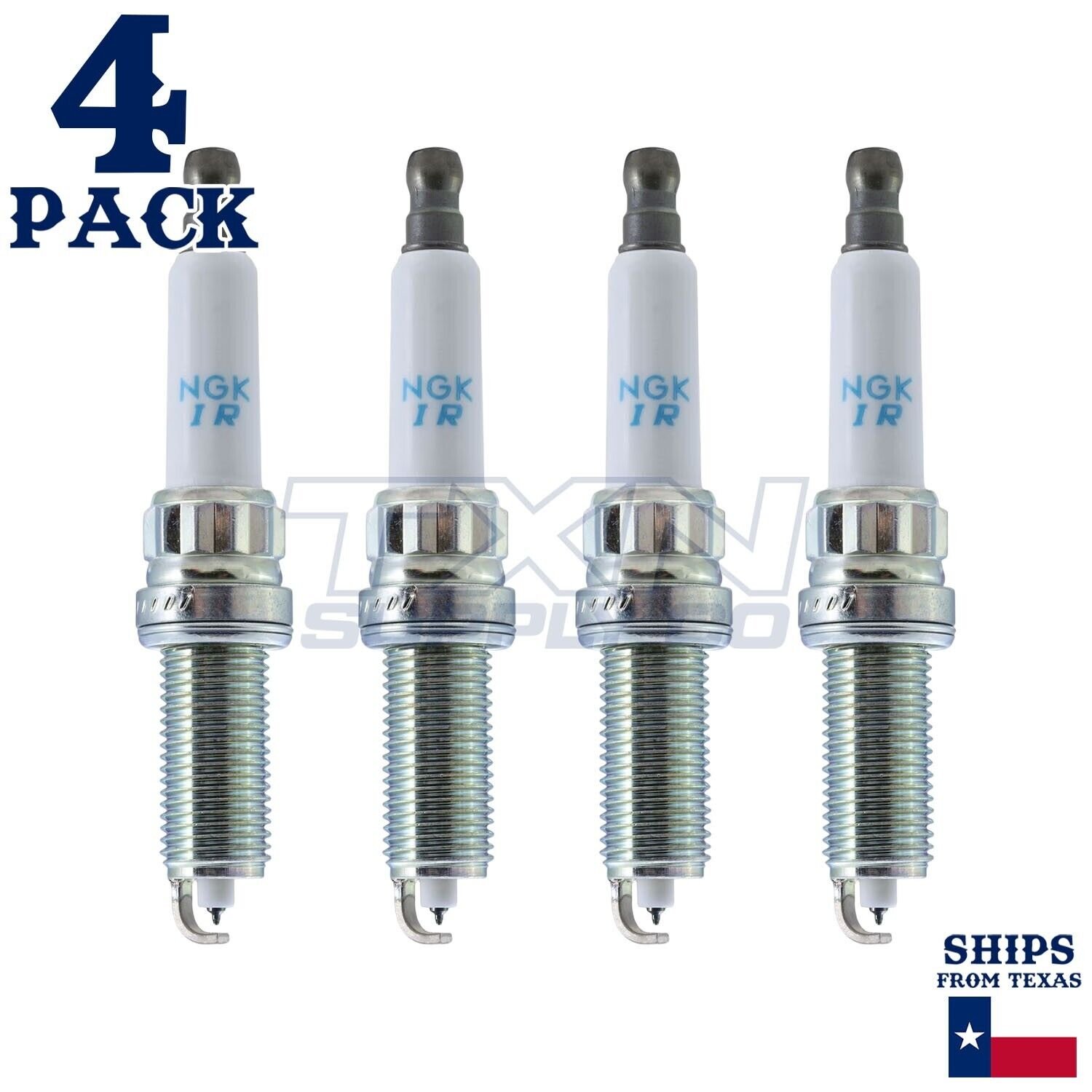 4 Pack NGK V-Power 97968 Spark Plugs ILZKBR7B8G