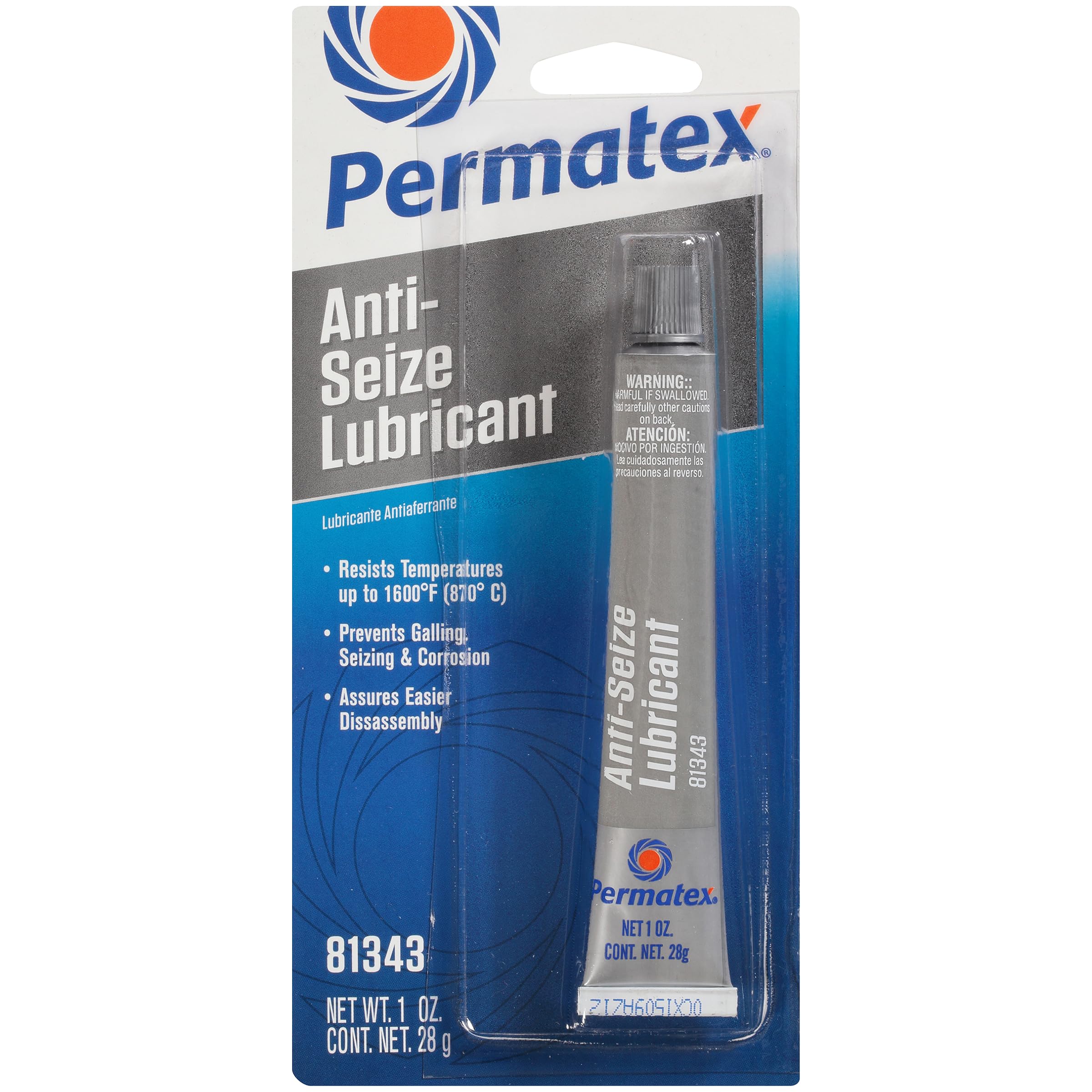 Permatex 81343 Anti-Seize Lubricant 1.0 OZ - 1 Pack